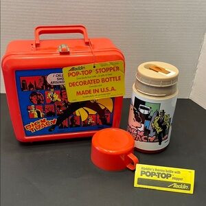 Aladdin Dick Tracy Lunchbox and Thermos Set